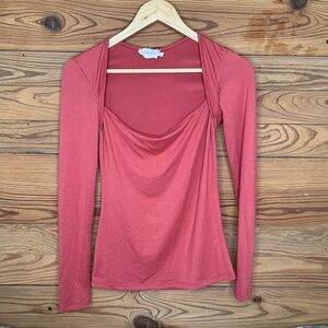 NWT Coral Stretch Top Size S